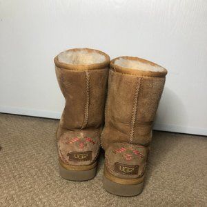 Uggs Women's 6 Embroidered Heels
